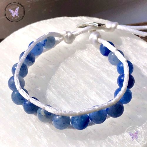 Blue Aventurine 8mm Wrap Bracelet